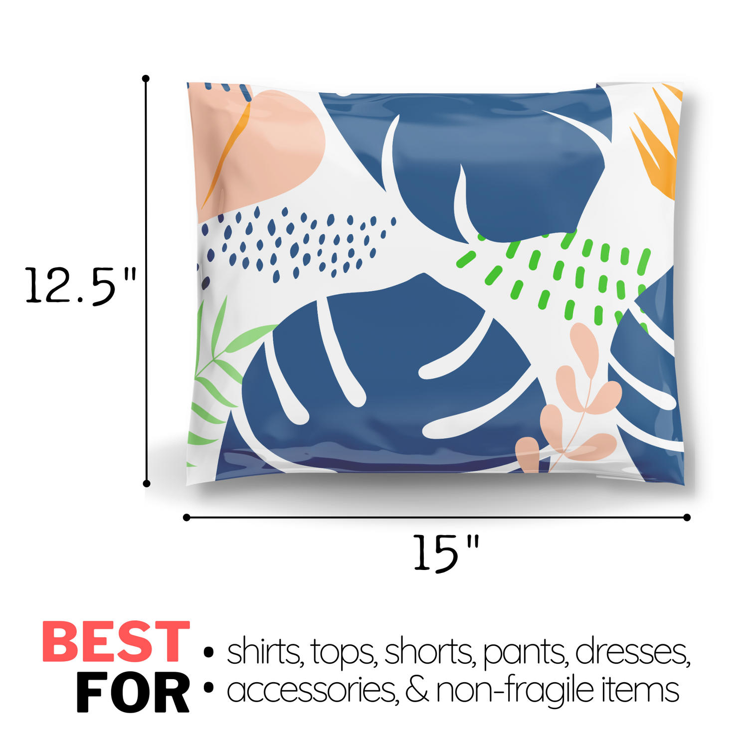 Reusable eco-friendly durable waterproof tear-resistant non-see-through self sealing cute poly mailer shipping envelope mailing bags for small business eBay Poshmark Etsy Depop Shopify thrift resellers clothing