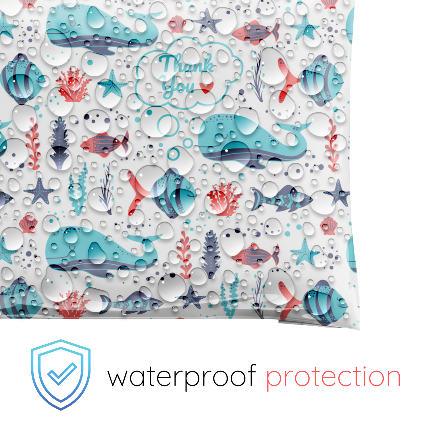 Reusable eco-friendly durable waterproof tear-resistant non-see-through self sealing cute poly mailer shipping envelope mailing bags for small business eBay Poshmark Etsy Depop Shopify thrift resellers clothing