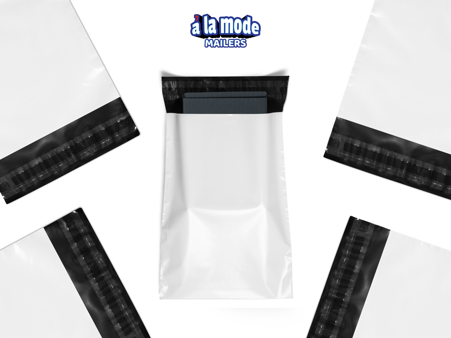 Eco-friendly durable waterproof tear-resistant non-see-through self sealing cute poly mailer shipping envelope mailing bags for small business eBay Poshmark Etsy Depop Shopify thrift resellers clothing