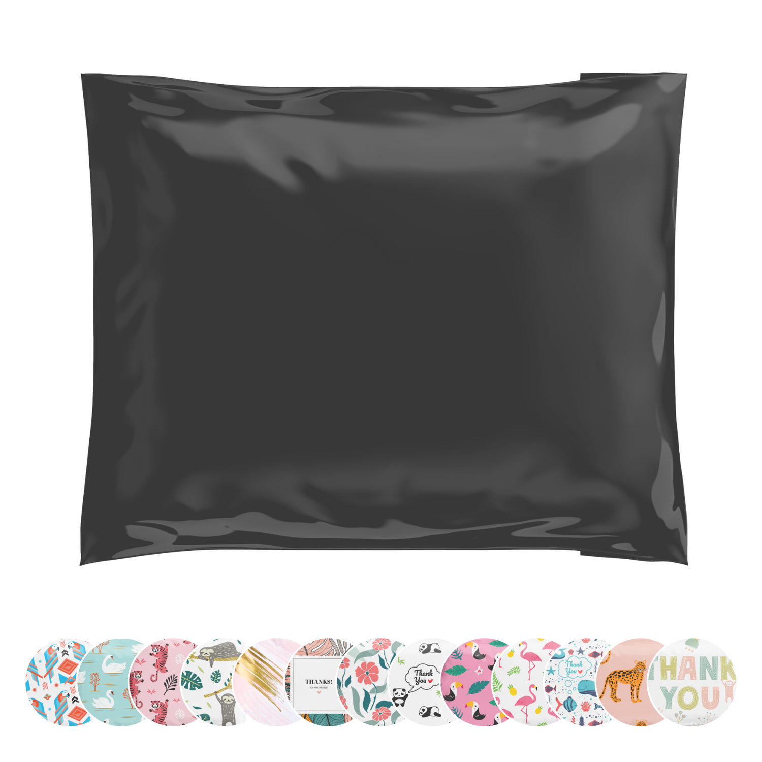 Eco-friendly durable waterproof tear-resistant non-see-through self sealing cute poly mailer shipping envelope mailing bags for small business eBay Poshmark Etsy Depop Shopify thrift resellers clothing