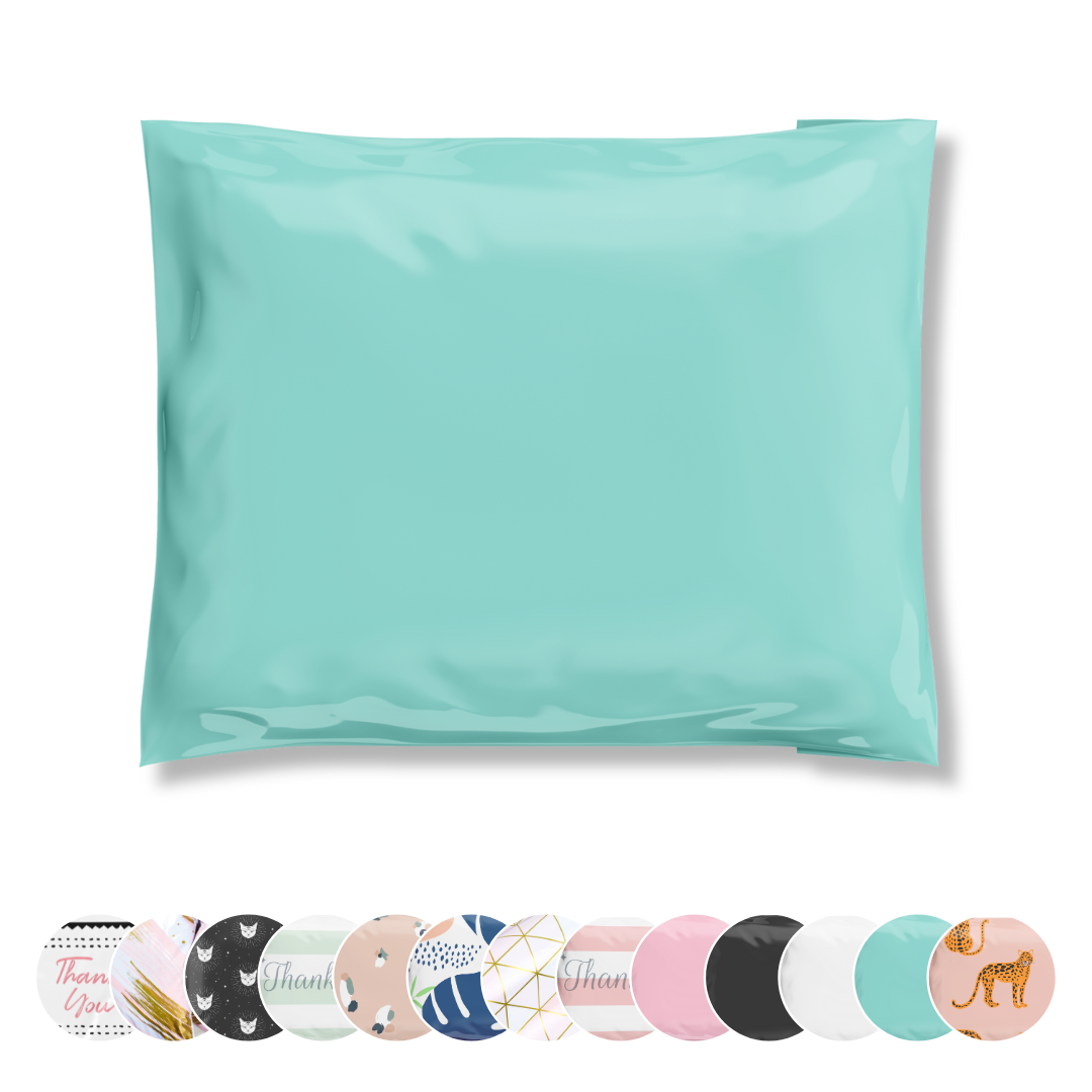 Eco-friendly durable waterproof tear-resistant non-see-through self sealing cute poly mailer shipping envelope mailing bags for small business eBay Poshmark Etsy Depop Shopify thrift resellers clothing