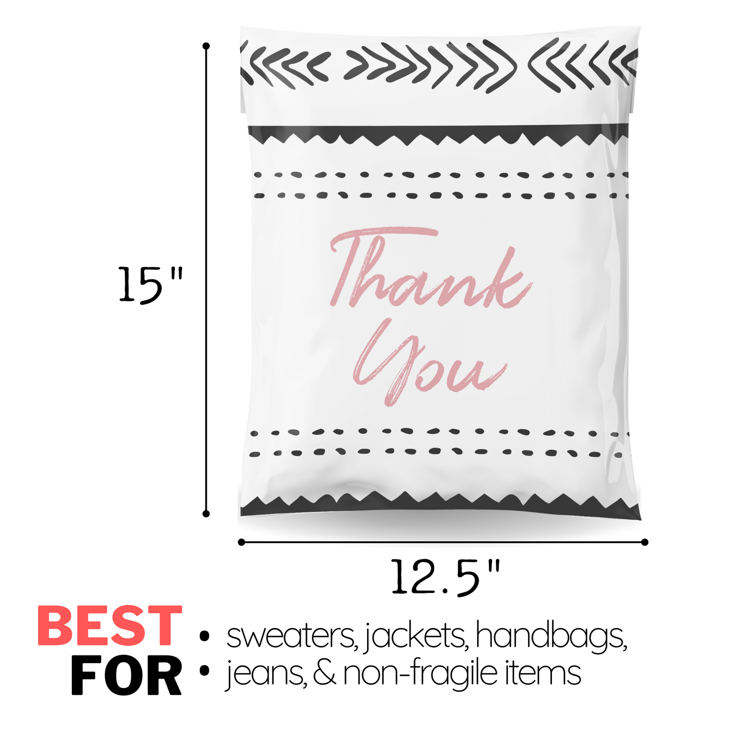 Reusable eco-friendly durable waterproof tear-resistant non-see-through self sealing cute poly mailer shipping envelope mailing bags for small business eBay Poshmark Etsy Depop Shopify thrift resellers clothing