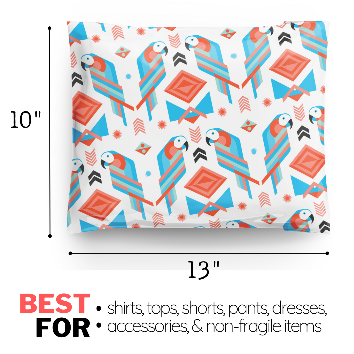 Reusable eco-friendly durable waterproof tear-resistant non-see-through self sealing cute poly mailer shipping envelope mailing bags for small business eBay Poshmark Etsy Depop Shopify thrift resellers clothing
