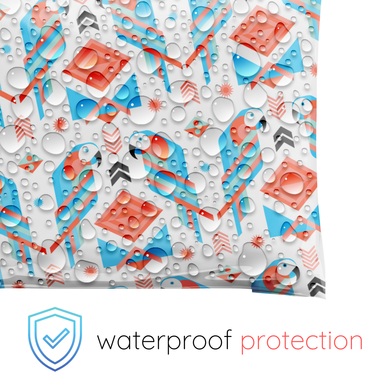 Reusable eco-friendly durable waterproof tear-resistant non-see-through self sealing cute poly mailer shipping envelope mailing bags for small business eBay Poshmark Etsy Depop Shopify thrift resellers clothing