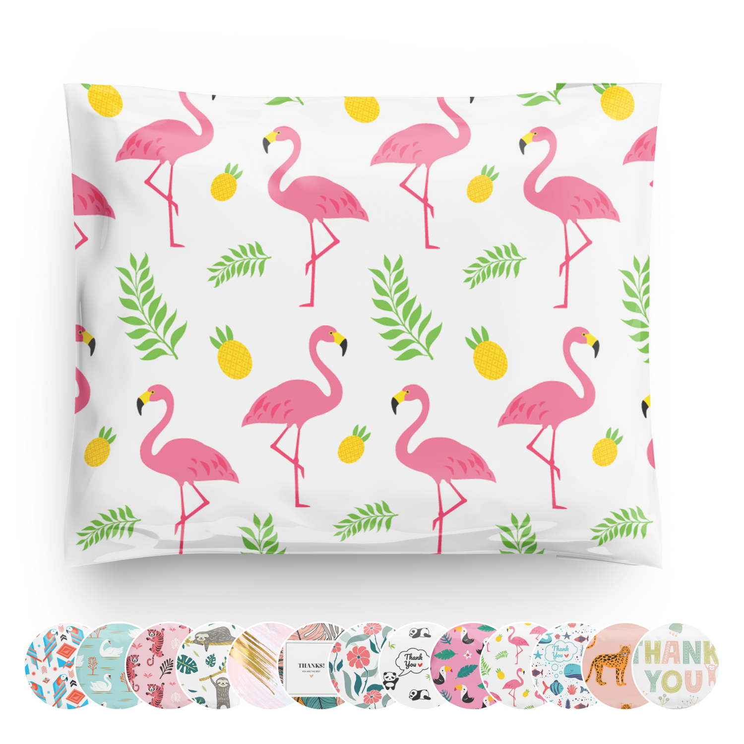 Reusable eco-friendly durable waterproof tear-resistant non-see-through self sealing cute poly mailer shipping envelope mailing bags for small business eBay Poshmark Etsy Depop Shopify thrift resellers clothing