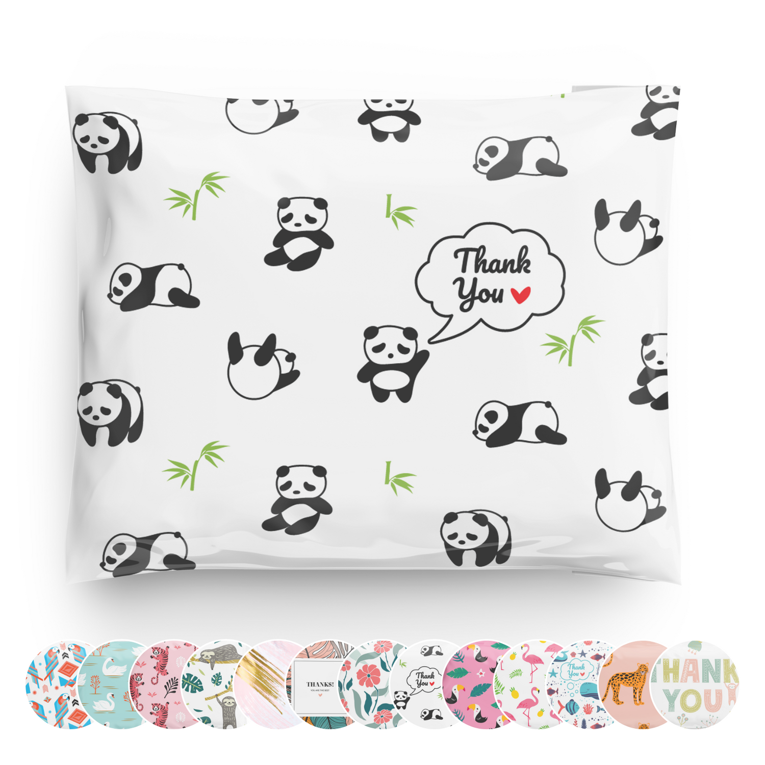 Reusable eco-friendly durable waterproof tear-resistant non-see-through self sealing cute poly mailer shipping envelope mailing bags for small business eBay Poshmark Etsy Depop Shopify thrift resellers clothing