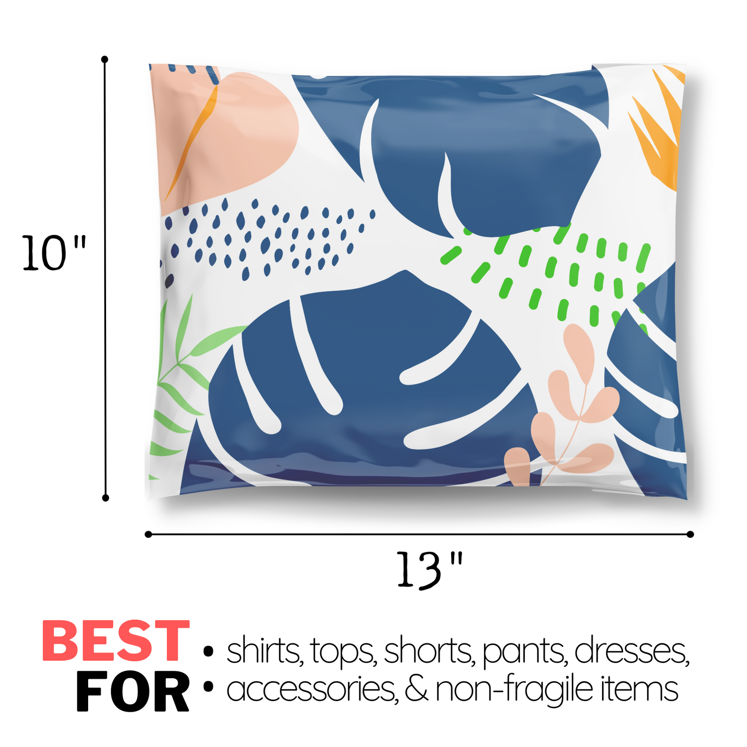 Reusable eco-friendly durable waterproof tear-resistant non-see-through self sealing cute poly mailer shipping envelope mailing bags for small business eBay Poshmark Etsy Depop Shopify thrift resellers clothing