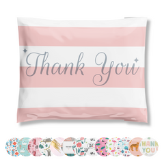Reusable eco-friendly durable waterproof tear-resistant non-see-through self sealing cute poly mailer shipping envelope mailing bags for small business eBay Poshmark Etsy Depop Shopify thrift resellers clothing