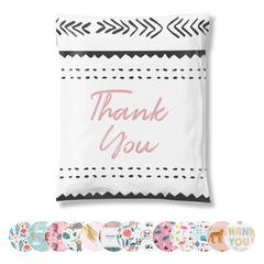 Reusable eco-friendly durable waterproof tear-resistant non-see-through self sealing cute poly mailer shipping envelope mailing bags for small business eBay Poshmark Etsy Depop Shopify thrift resellers clothing