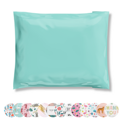 Eco-friendly durable waterproof tear-resistant non-see-through self sealing cute poly mailer shipping envelope mailing bags for small business eBay Poshmark Etsy Depop Shopify thrift resellers clothing