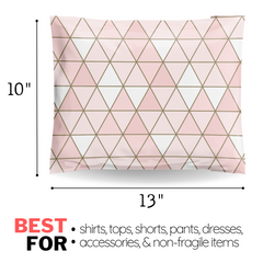 Reusable eco-friendly durable waterproof tear-resistant non-see-through self sealing cute poly mailer shipping envelope mailing bags for small business eBay Poshmark Etsy Depop Shopify thrift resellers clothing